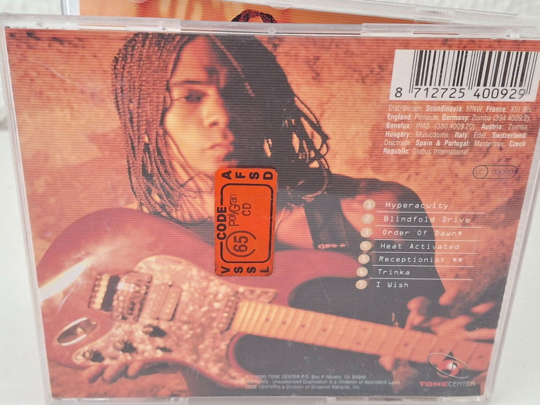 CD: CD Greg Howe  - Hyperacuity   Jazz Fusion – Usato da Aarberg venduto da Jackup1 1