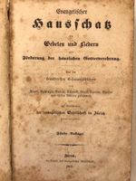 Antikes Buch Evangelischer Hausschatz 1853