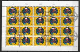 M0963 - Feuille 150 ans de la poste 1.j.