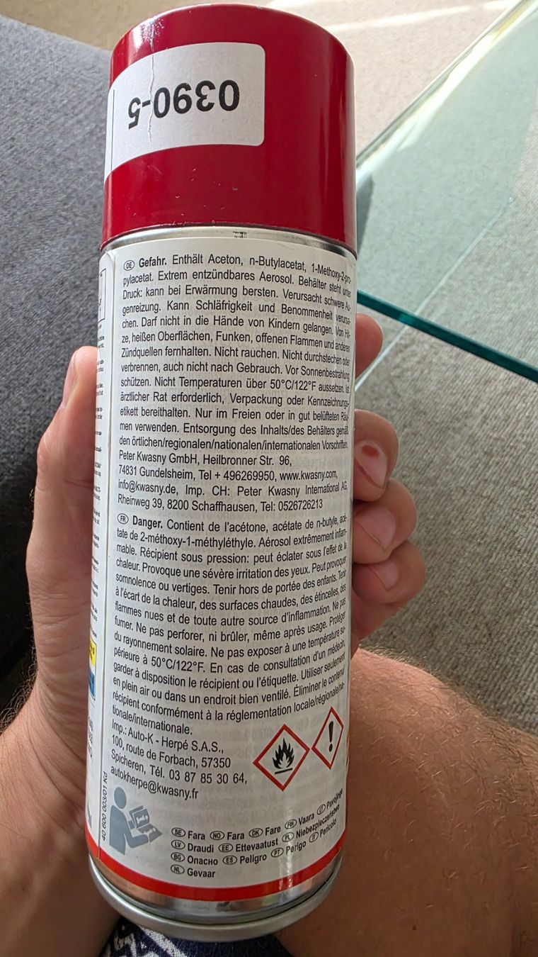 Farben: Autolack Sprühdose Farbcode 586 Magmarot – Gebraucht aus Olten von CosyF 2