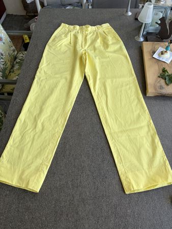 Sommerhose gelb Gr. 36 Baumwolle, Frisch & leicht!