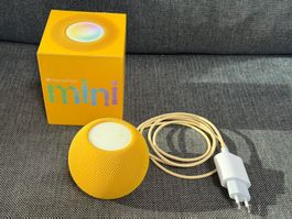 Apple HomePod mini in gelb - top Zustand