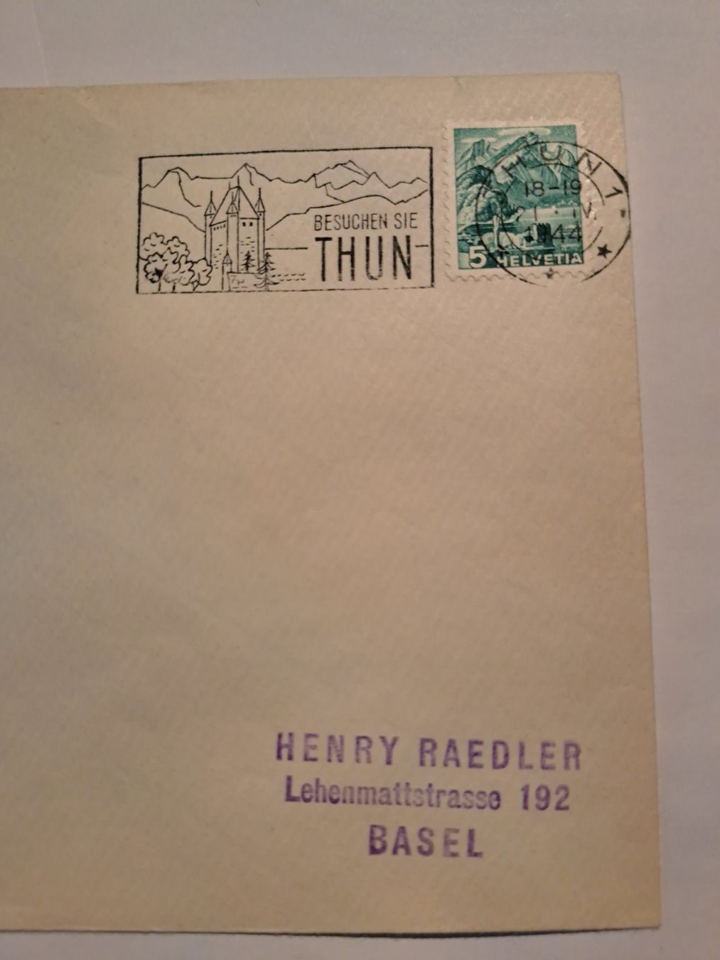 Tutti i francobolli: 6 enveloppes timbrées 1944 – Usato da Pailly venduto da jme99 5