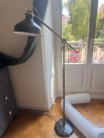 IKEA Ranarp Floor Lamp Black Brass Adjustable Arm Desk Style