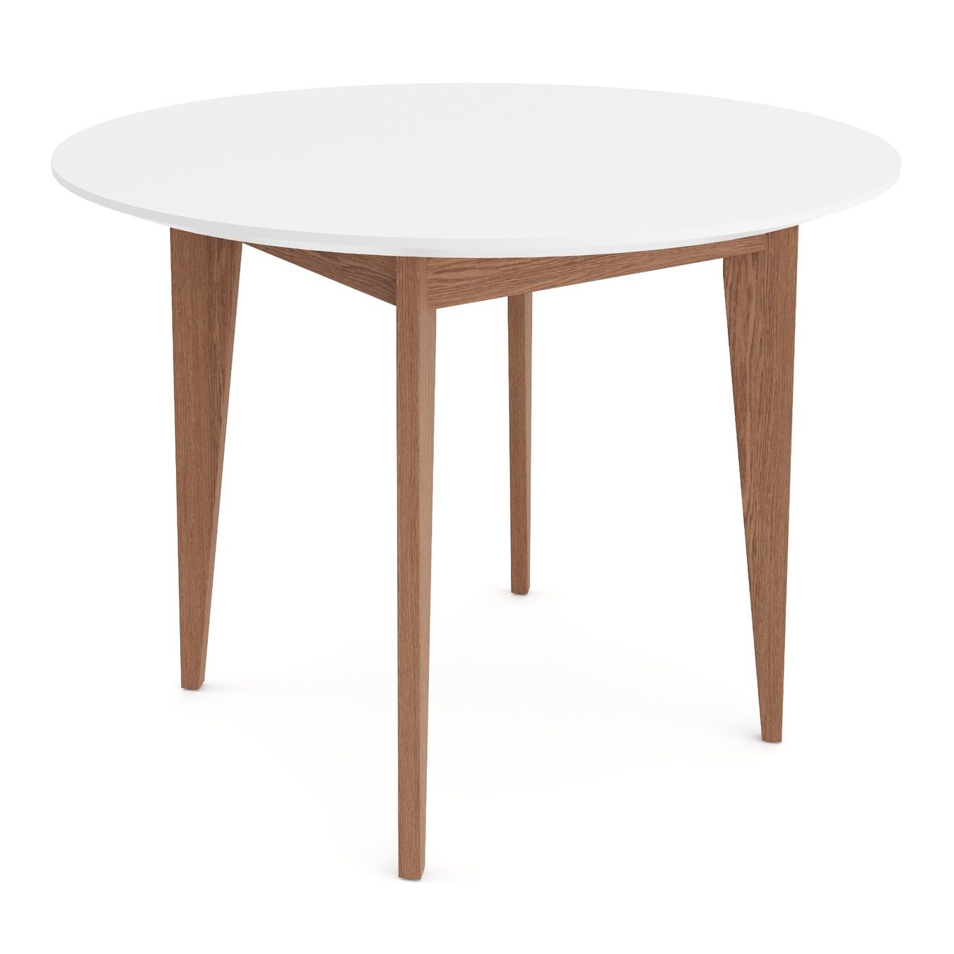 Tische: Esstisch Holz CESARE rund 90 cm – Neu und originalverpackt aus Baar von