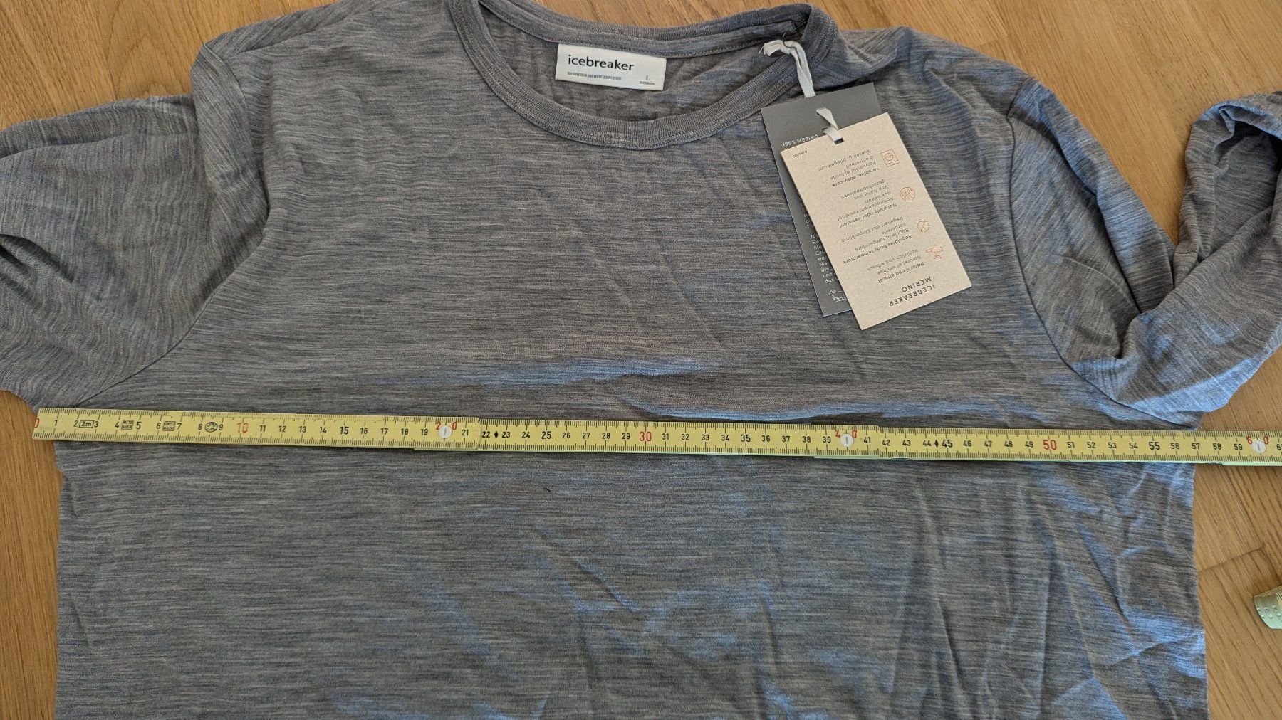 Icebreaker Pullover & Sweatshirts: Neu: Icebreaker Damen L 100% Wolle basic Langarmshirt grau – Neu und originalverpackt aus Belp von Sunny132 3