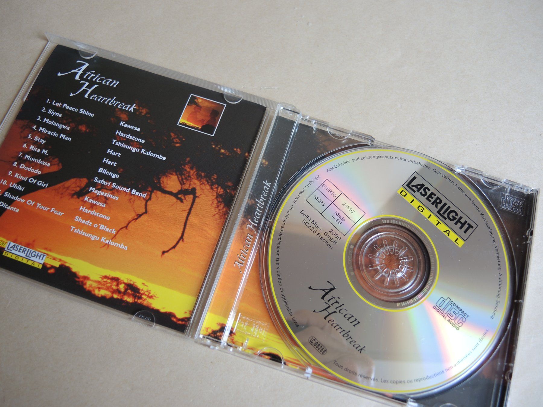 CD: CD - African Heartbreak - LaserLight Digital – Usato da Rorschach venduto da Pop-upBrocki 1