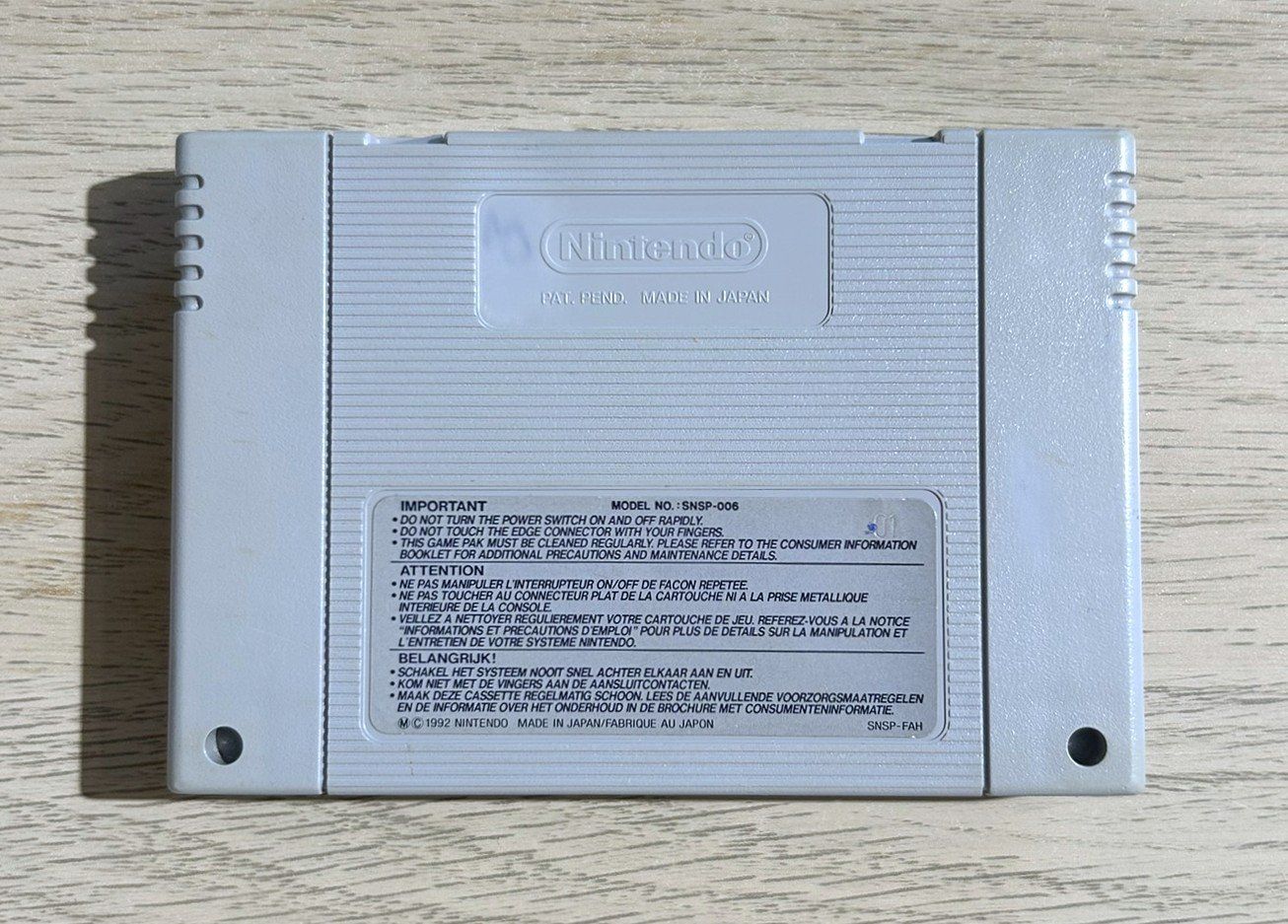 Nintendo Spiele: Hyper V-Ball SNES – Gebraucht aus St. Gallen von Alpine.Arcade 1