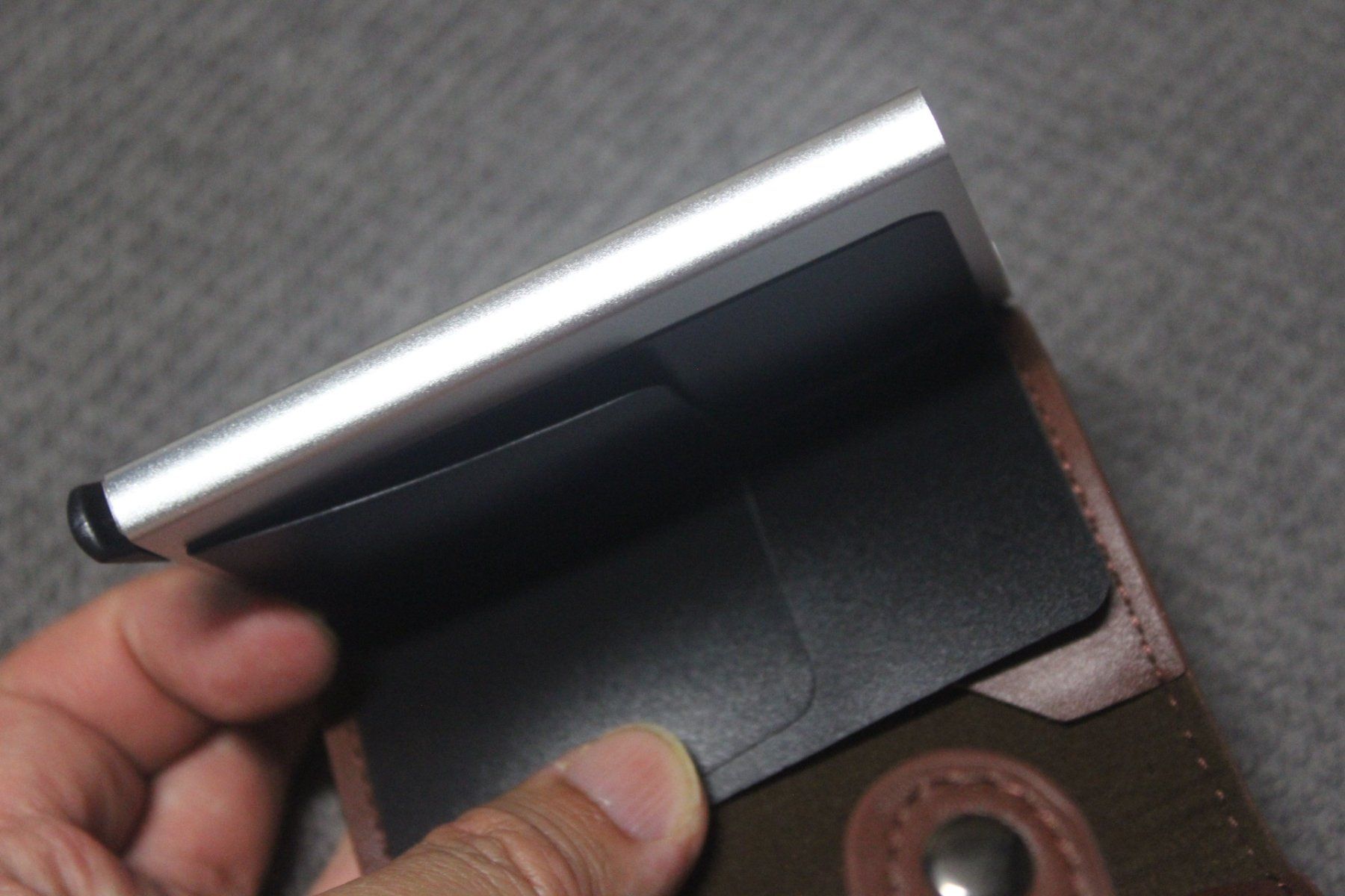 Portafogli: Braun RFID Block Leder Karten etui – Nuovo (secondo la descrizione) da Kirchdorf AG venduto da suntory010 4