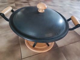WOK mit Rechaud / avec rechaud