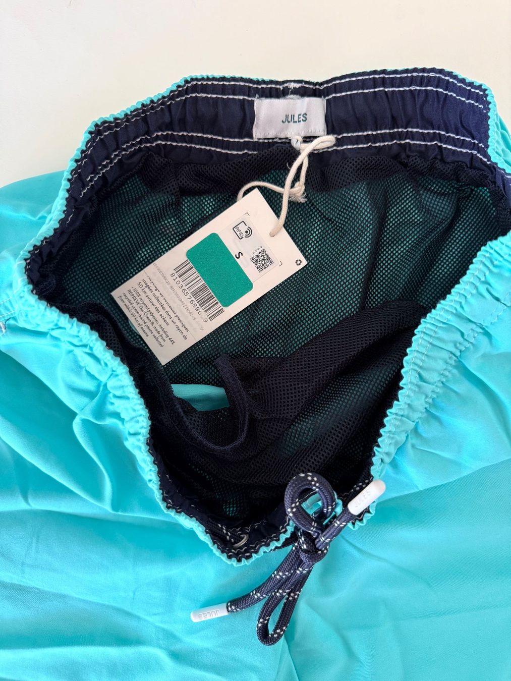 Costumi da bagno: JULES, Badeshorts, Grösse S, Farbe Helltürkis – Nuovo e nell'imballaggio originale da Rudolfstetten venduto da gst_g7xl 1