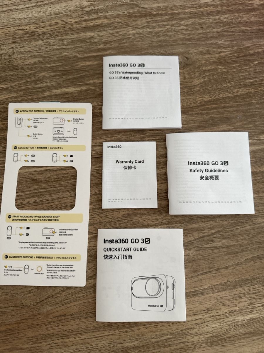 Insta360 Action Cam: Insta360 GO 3S Action Cam 4K weiss – Nuovo (secondo la descrizione) da Zürich venduto da Anba15 5