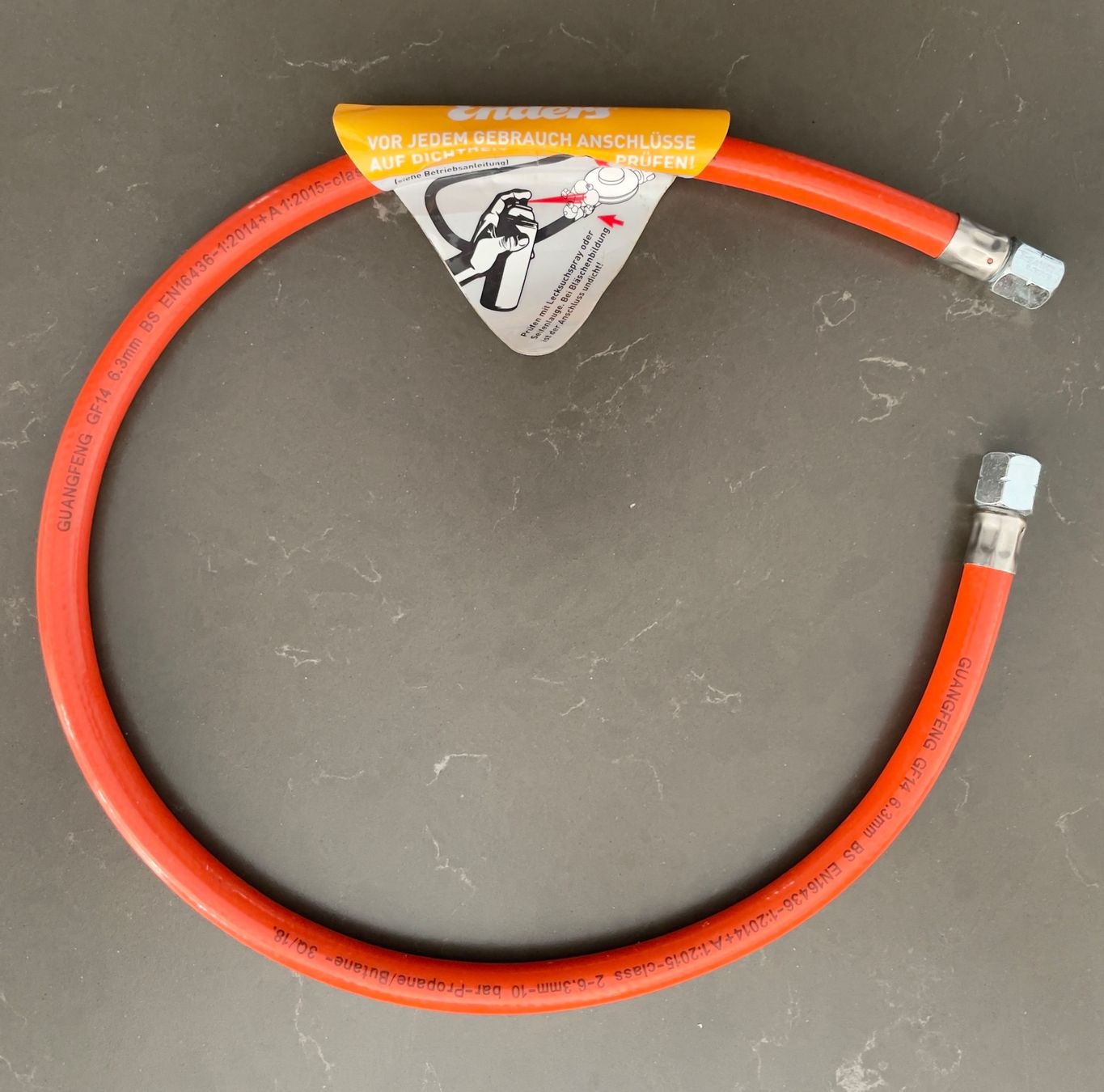 Apparecchiature e tecnologia a gas: (neu) Propangas-Schlauch – Nuovo e nell'imballaggio originale da Winterthur venduto da ttltc