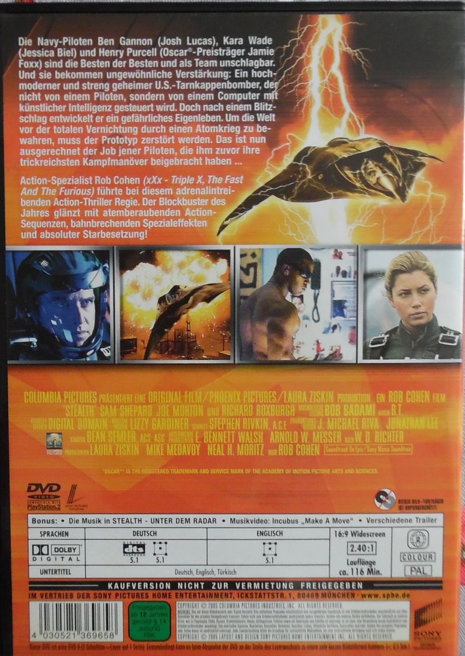Tutti i DVDs: Stealth, unter dem Radar – Usato da Bellinzona venduto da Luna093 2