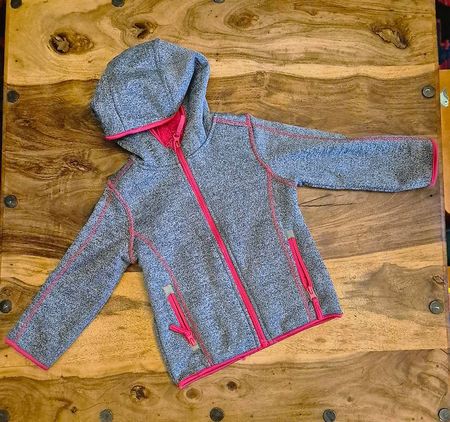 Fliessjacke Koko Noko, Grösse 98, 2-3y grau/rosa