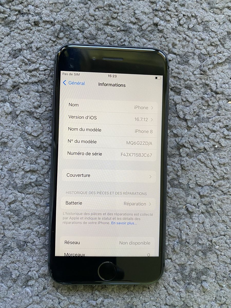 Apple Telefoni cellulari / Smartphones: iPhone 8 64GB Noir - N.9 – Usato da Genève venduto da eth_6qs6 2