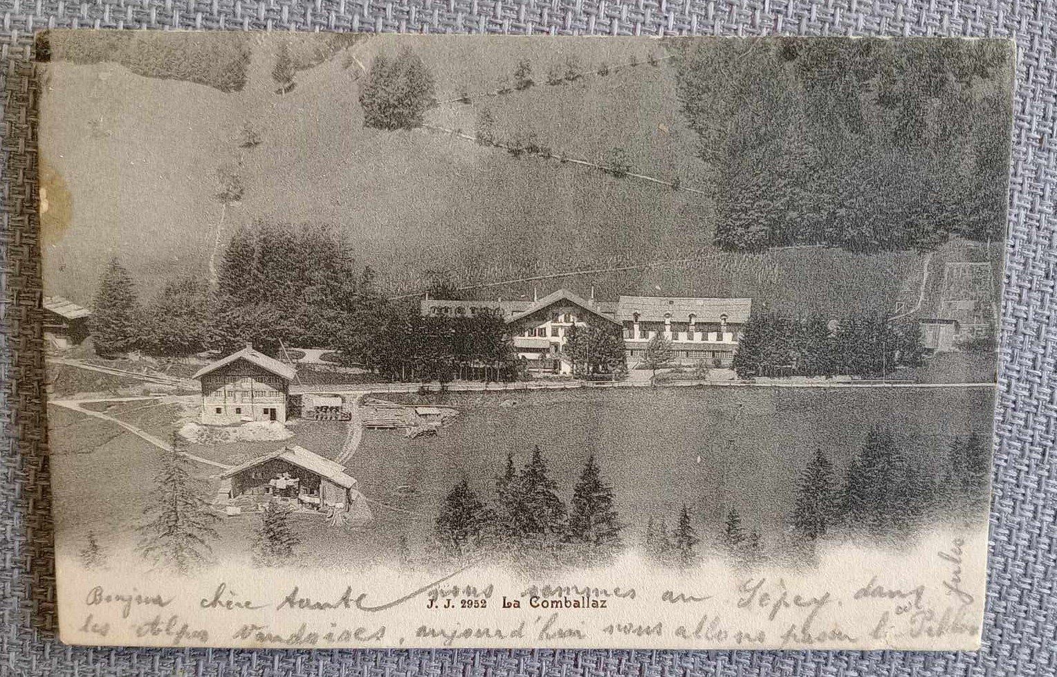Cartoline postali: Carte postale - La Comballaz / 1906 – Usato da Le Locle venduto da PereiraHugo