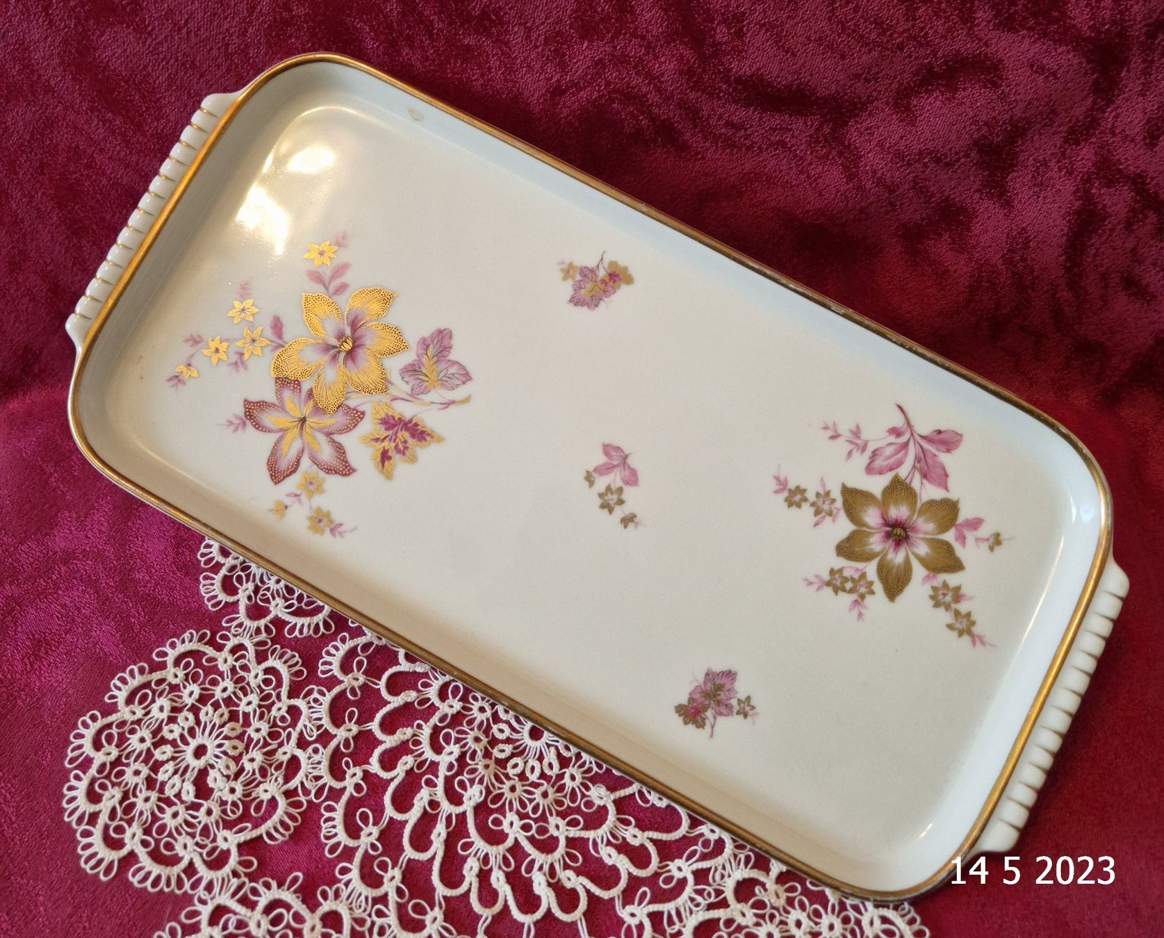 Piatti di portata: Cake Platte Langenthal 1955 – Usato da Basel venduto da The_Onliners