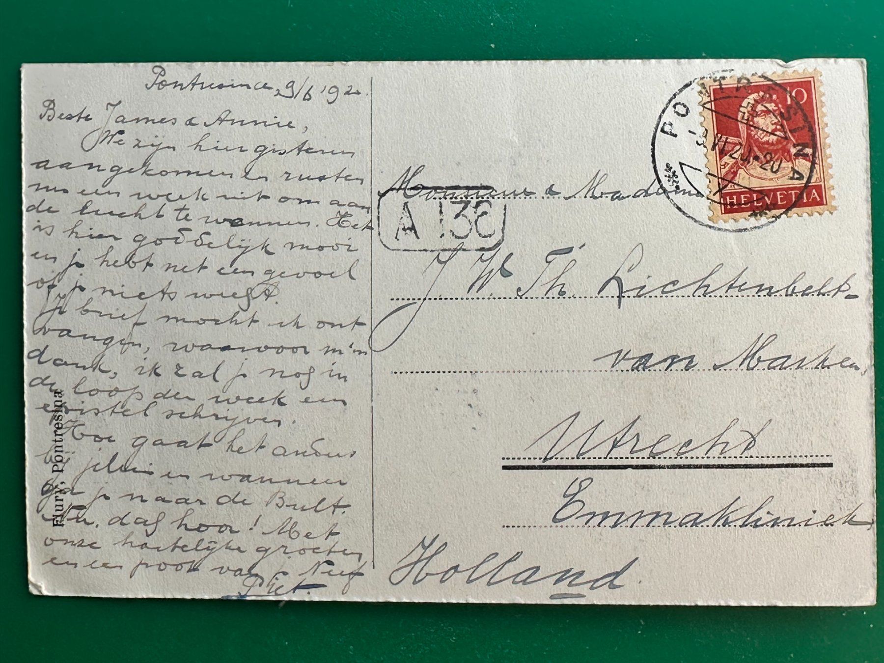 Cartoline postali: Pontresina – Usato da Steg VS venduto da danwer74 1