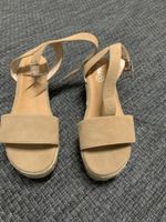 Sandalen gr 37 dunkelbeige neuu