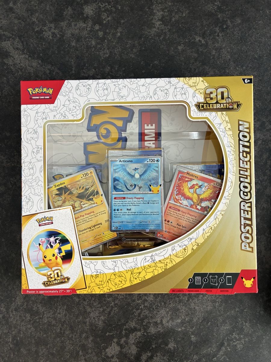 Pokémon Sammelbilder & Trading cards: Pokemon 30th Poster Collection – Neu und originalverpackt aus Niederhasli von Scharindli