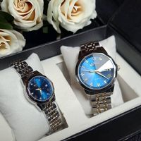 RiCHtime Partner-Uhren Set ? Edles Rhombus-Glas (Neu & OVP)