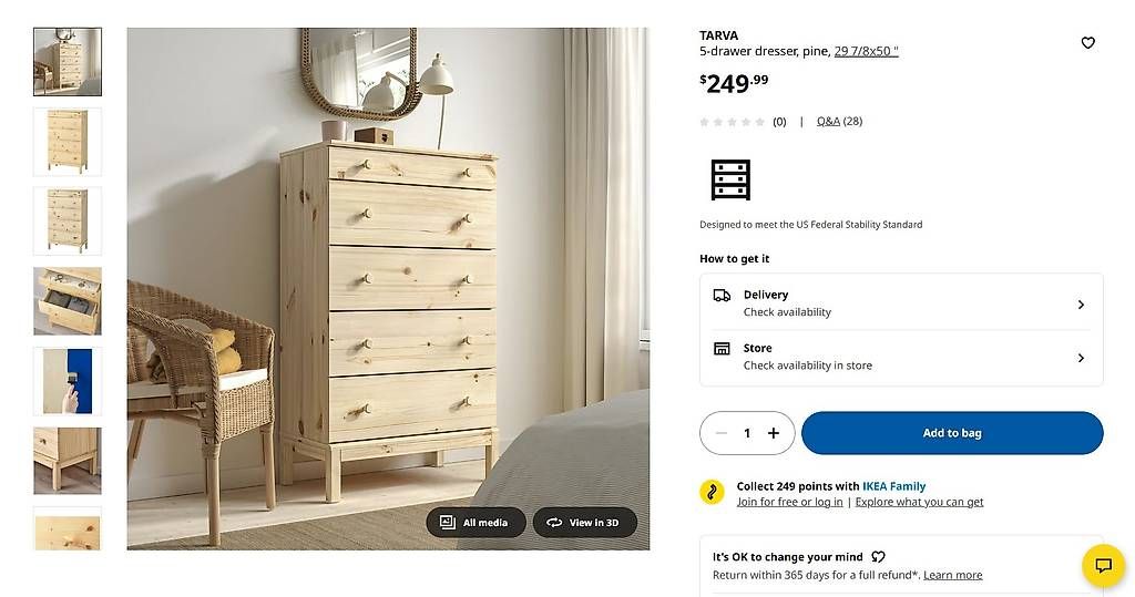 Ikea Kommoden: 3x IKEA TARVA Kommode – Gebraucht aus Birmensdorf ZH von nic_rrm2 1