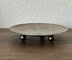 Metallschale für Stumpenkerzen oder Schmuck