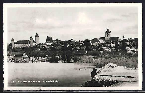 Cartes postales: AK Estavayer-le-Lac, Vue générale – D'occasion à Berlin par bartko-reher