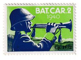 Soldaten Briefmarke