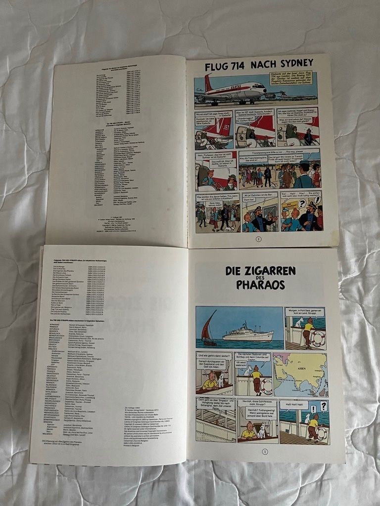 Fumetti: 6 Tim und Struppi Comics Konvolut – Usato da Steinach venduto da Onerom70 3