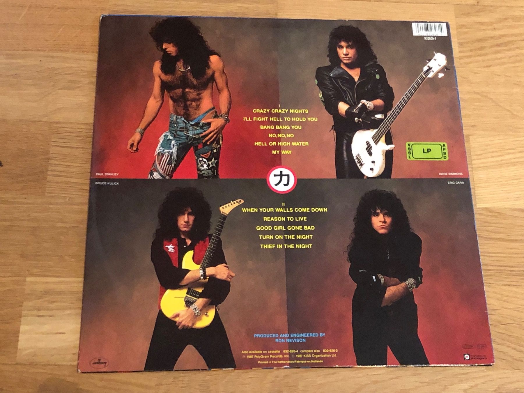 Dischi in vinile: Kiss. 1987. Crazy Nights – Usato da Faulensee venduto da Mizuno06 1