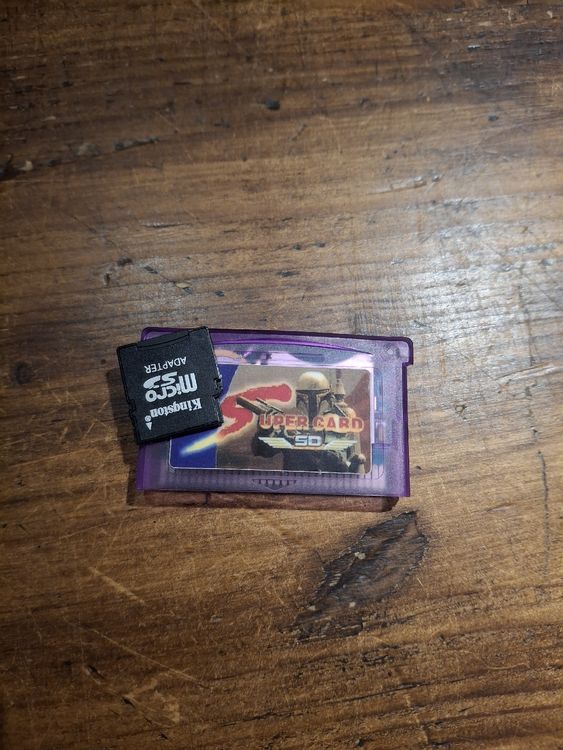 Super Card SD mit Games + Micro SD - Gameboy Advance! (Gebraucht) in ...