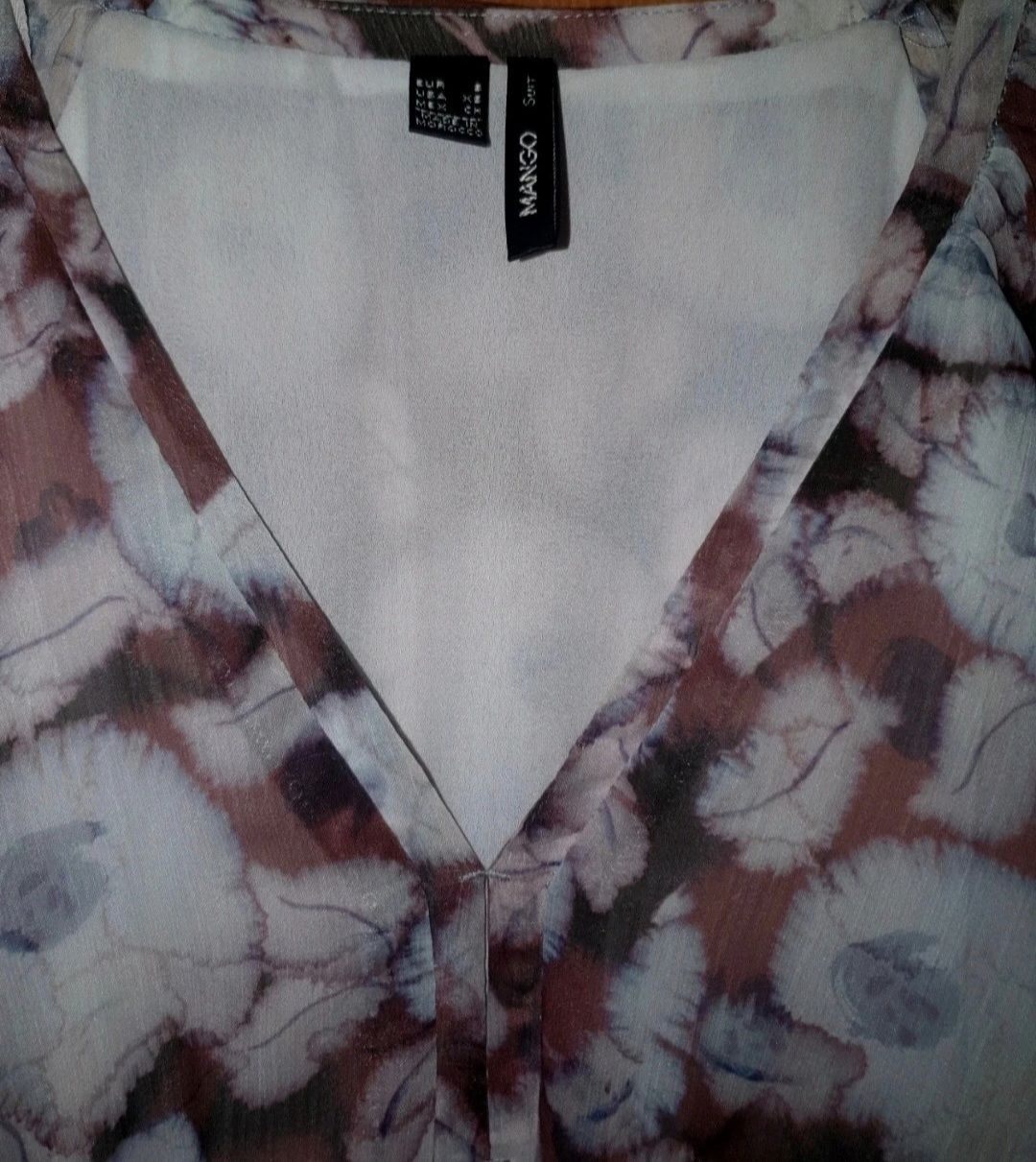 Mango Kleider: Kleid MANGO Blumenmuster Grösse S leicht transparent – Gebraucht aus Seuzach von mar_8tfs 1