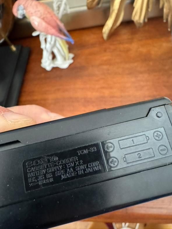 Kompaktkassetten: Sony Cassette Corder TCM-33, – Gebraucht aus Vésenaz von Angela.C3 5