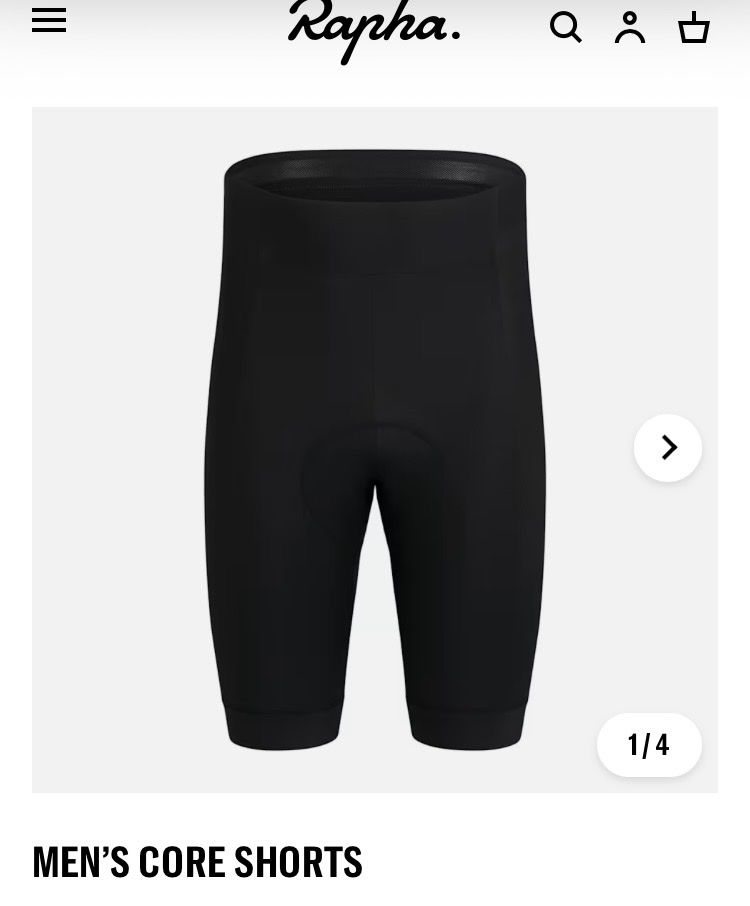 Rapha Pantaloni: Rapha Radhose Core XXL schwarz – Nuovo (secondo la descrizione) da Bern venduto da ige3008