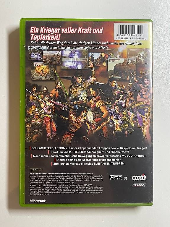 Microsoft Giochi: Dynasty Warriors 3, Xbox – Usato da Couvet venduto da Aura_aura 2