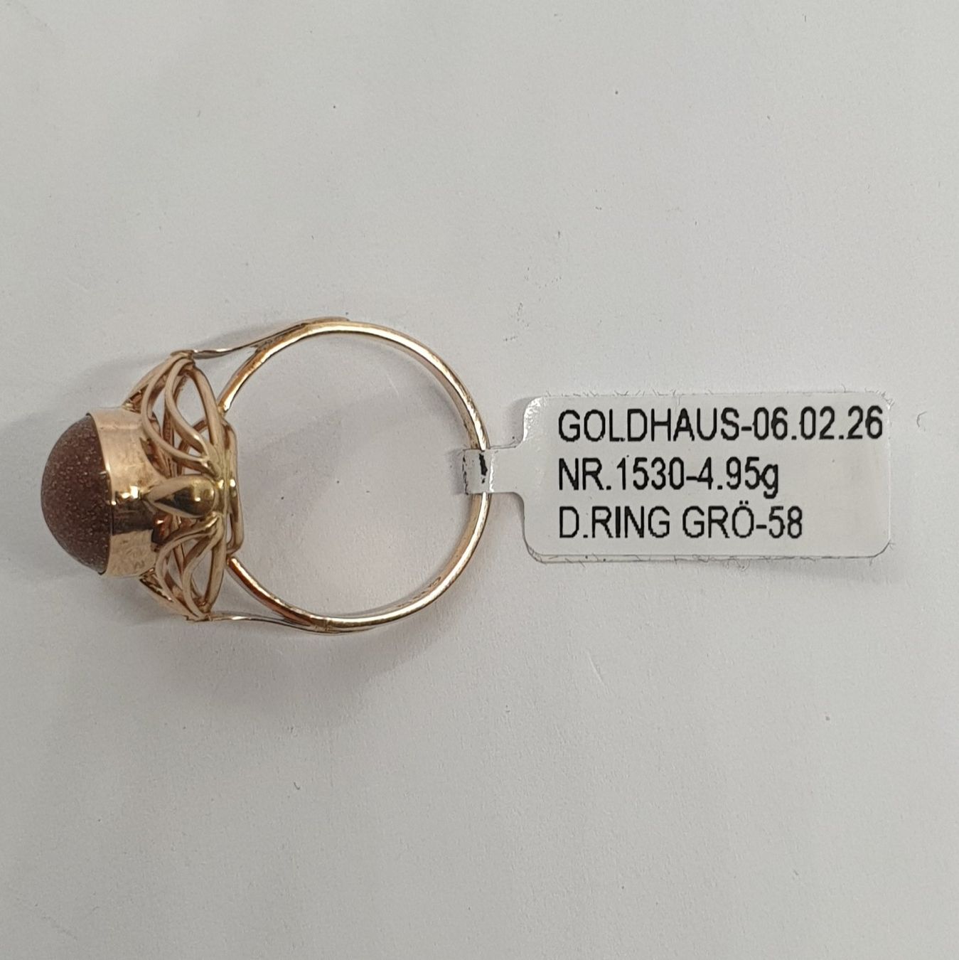 Anelli: Echt 14K Gold Ring – Usato da Luzern venduto da Goldhaus-Luzern 3