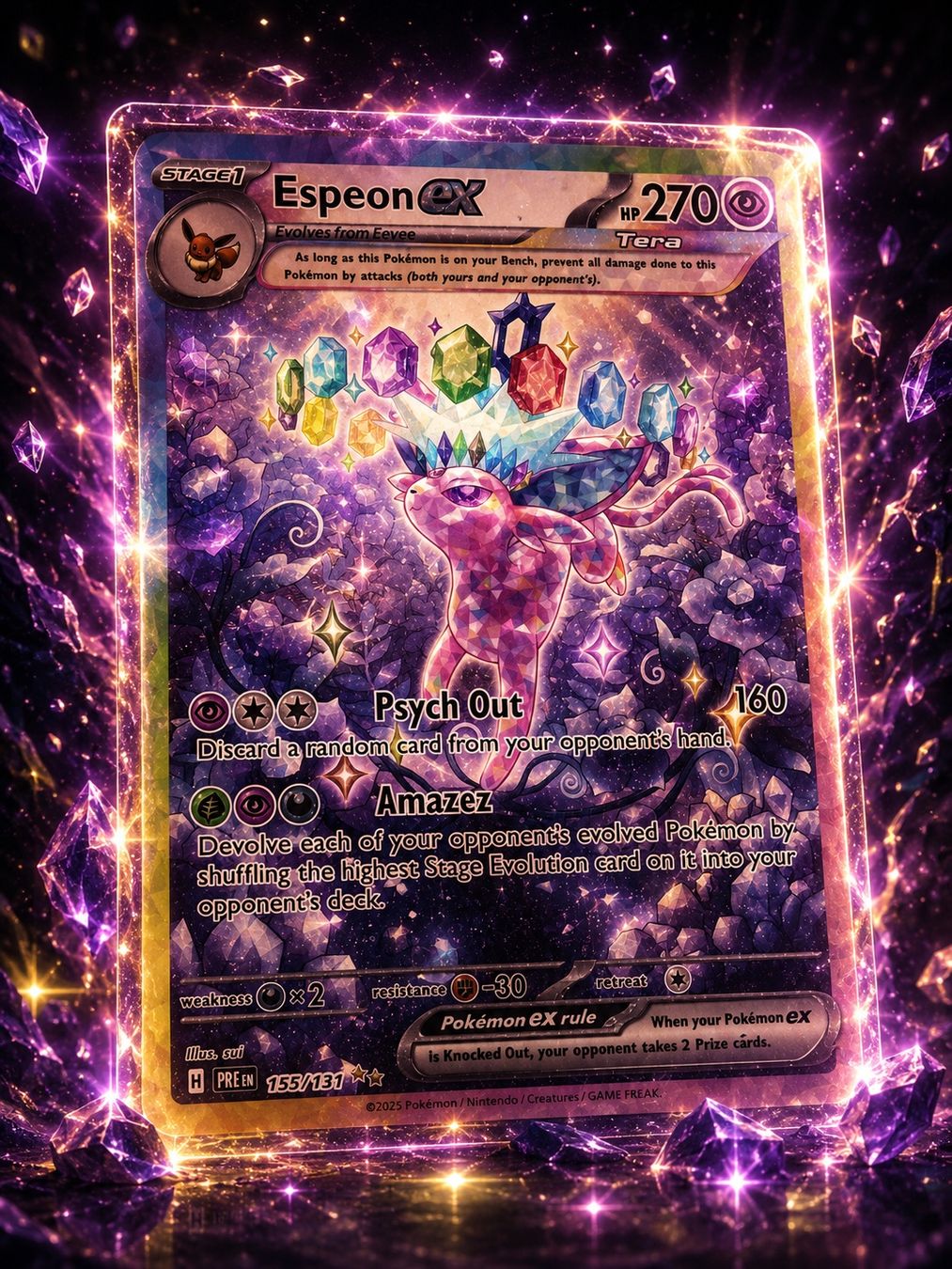 Pokémon Carte collezionabili: Espeon EX 155 | Perfekter Zustand – Nuovo (secondo la descrizione) da Seuzach venduto da NTO36