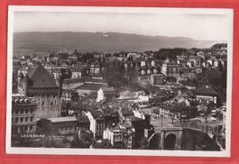 Lausanne - Le Valentin - Fotokarte ca. 1930