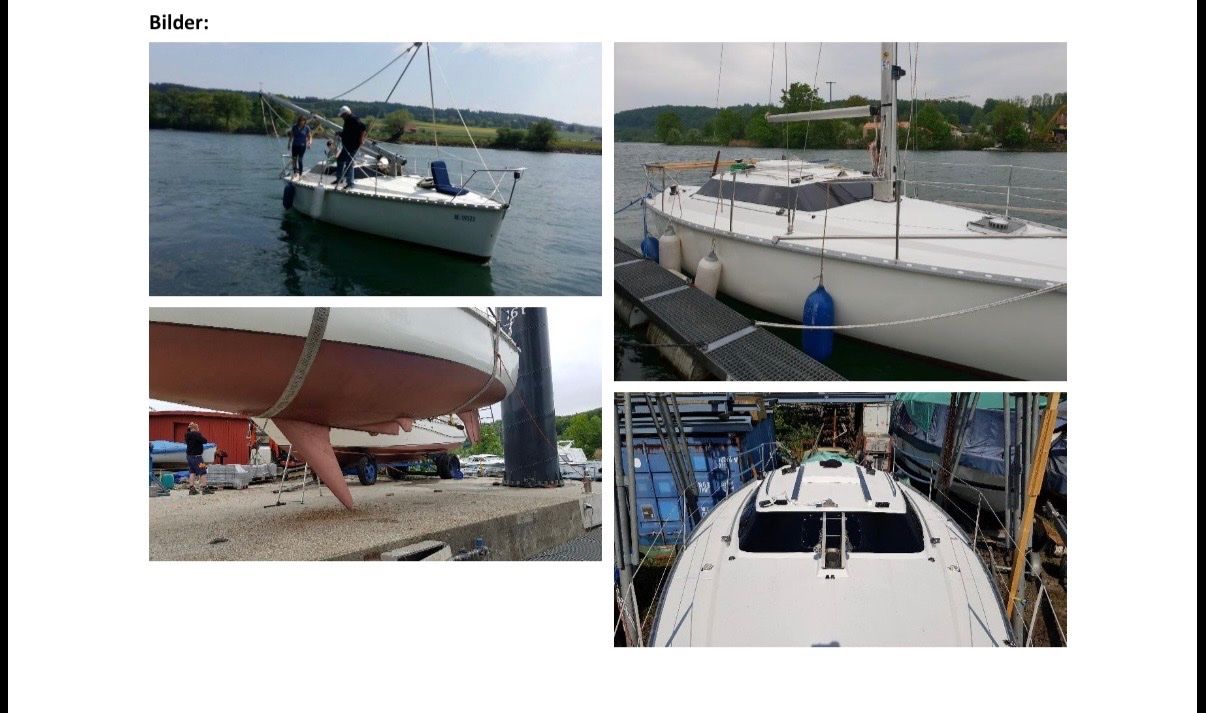 Boote: Segelboot Kelt 29 mit defektem Mast – Defekt aus Solothurn von Eduka72 6