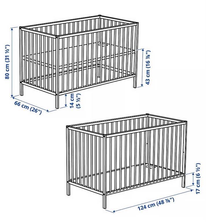 Letti: Lit bébé IKEA en bois + accessoires – Usato da Les Paccots venduto da yul_j97h 3
