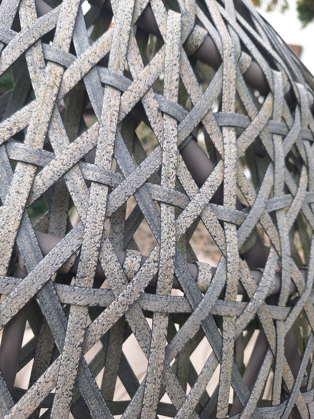 Poltrone pensili da giardino: Hängesessel mit Gestell Rattanoptik grau gebraucht – Usato da Künten venduto da kor_shv7 2