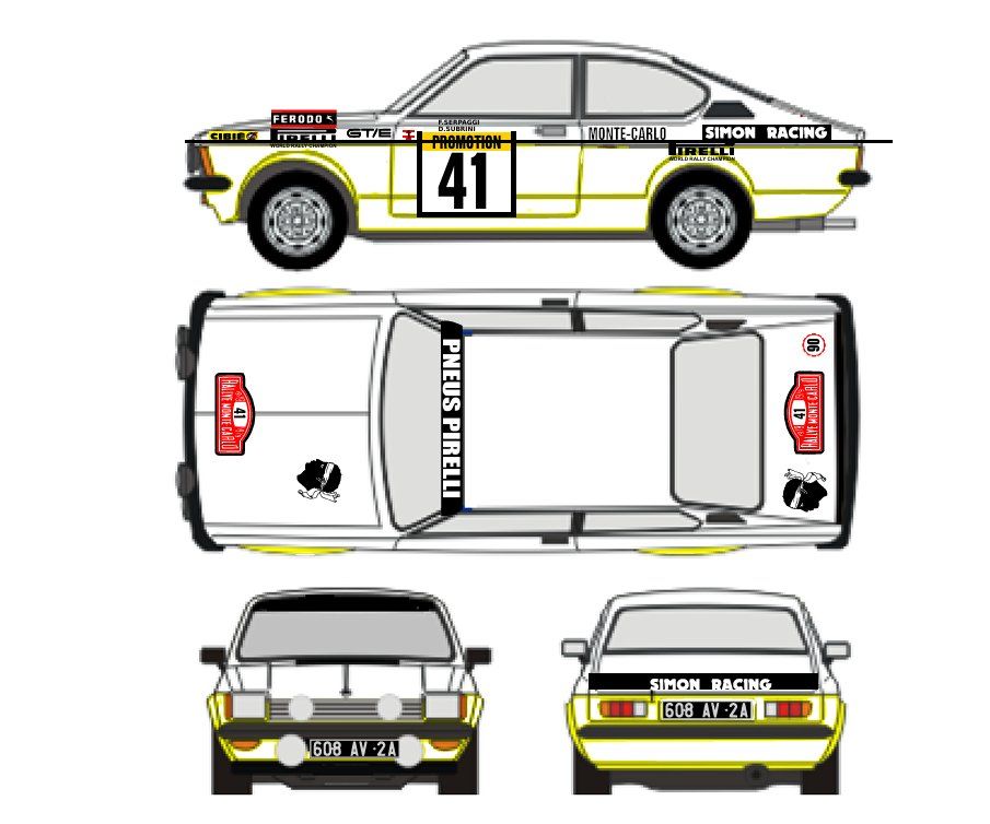 Sticker: DECALS 1/43 OPEL KADETT GT/E SERPAGGI – Nuovo (secondo la descrizione) da Lodrino venduto da gtv79 1