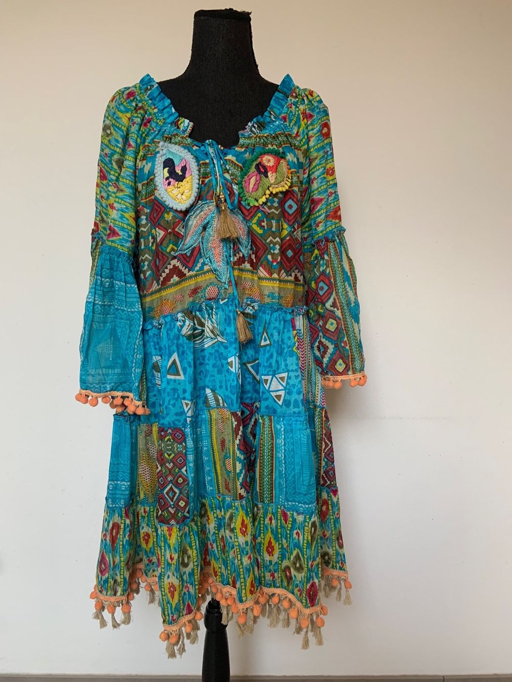 Kleider: Boho Stufenkleid im Positano Style – Neu (gemäss Beschreibung) aus Sigriswil von ck56 2