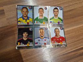 Panini UEFA Euro 2016 Sammelkarten, 6 Stück, Top Zustand k3