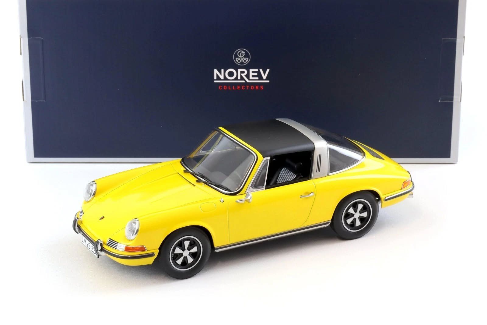 Porsche Modellini d'auto: Porsche 911 E Targa 1969 , Norev , 1:18 – Nuovo e nell'imballaggio originale da Goldach venduto da Feivel9 1