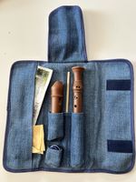 Blockflöte Huber Sopran braun mit Zubehör im Etui