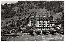 Villars-Chesières, Hôtel et Tennis, vers 1945
