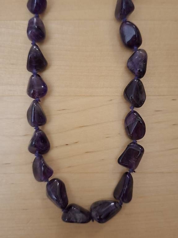 Catenine: Lange Halskette aus Amethyst – Usato da Wabern venduto da amo_pp26